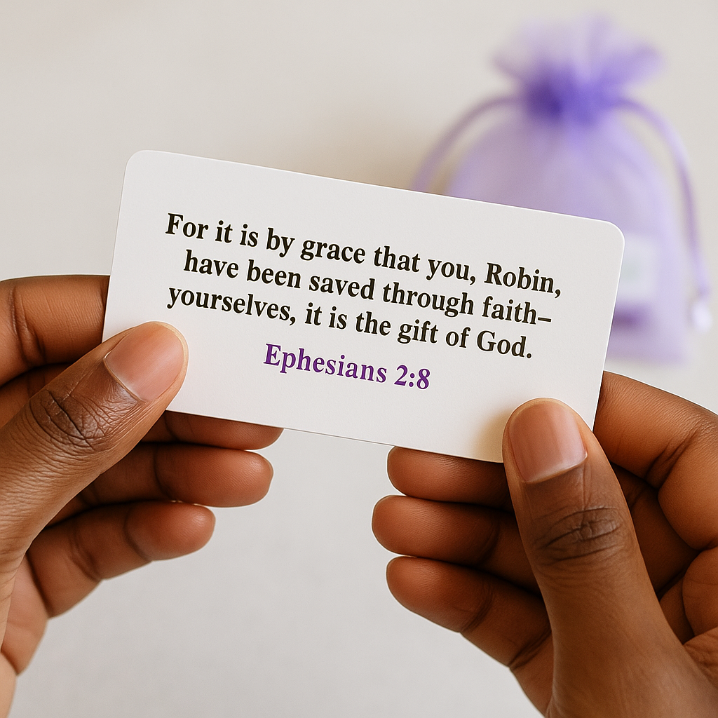 Personalized Scripture Cards
